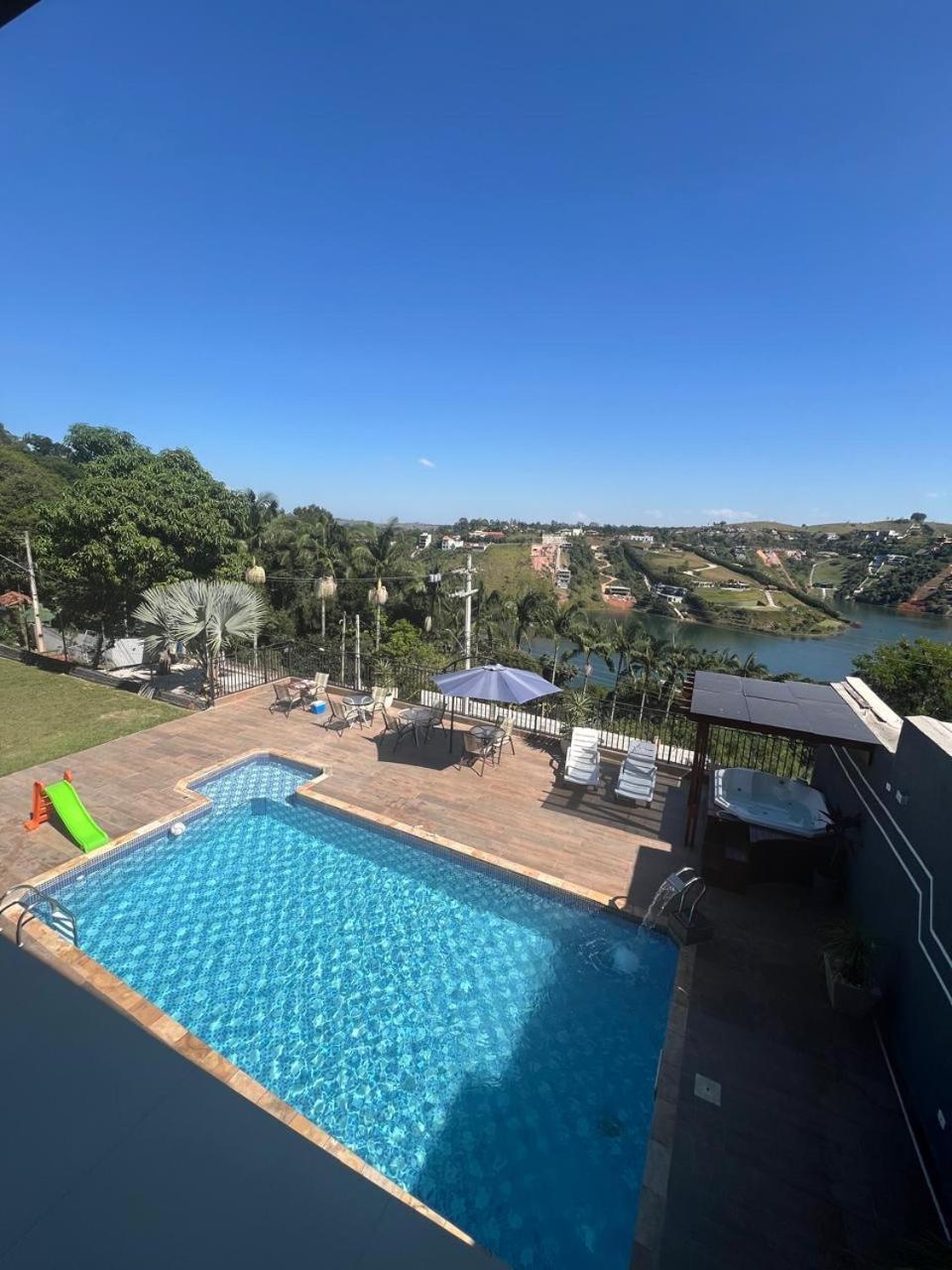 Chacara Gama Em Condominio Igarata-Sp - Jacuzzi Com Hidromassagem, Piscina E Sauna Exterior foto